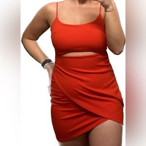 Lulu’s Red Cutout Party Dress